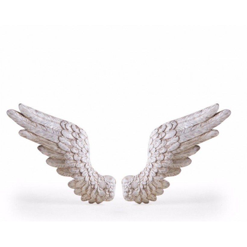 Silver Wall Hanging Angel Wings • online store Smithers of Stamford UK