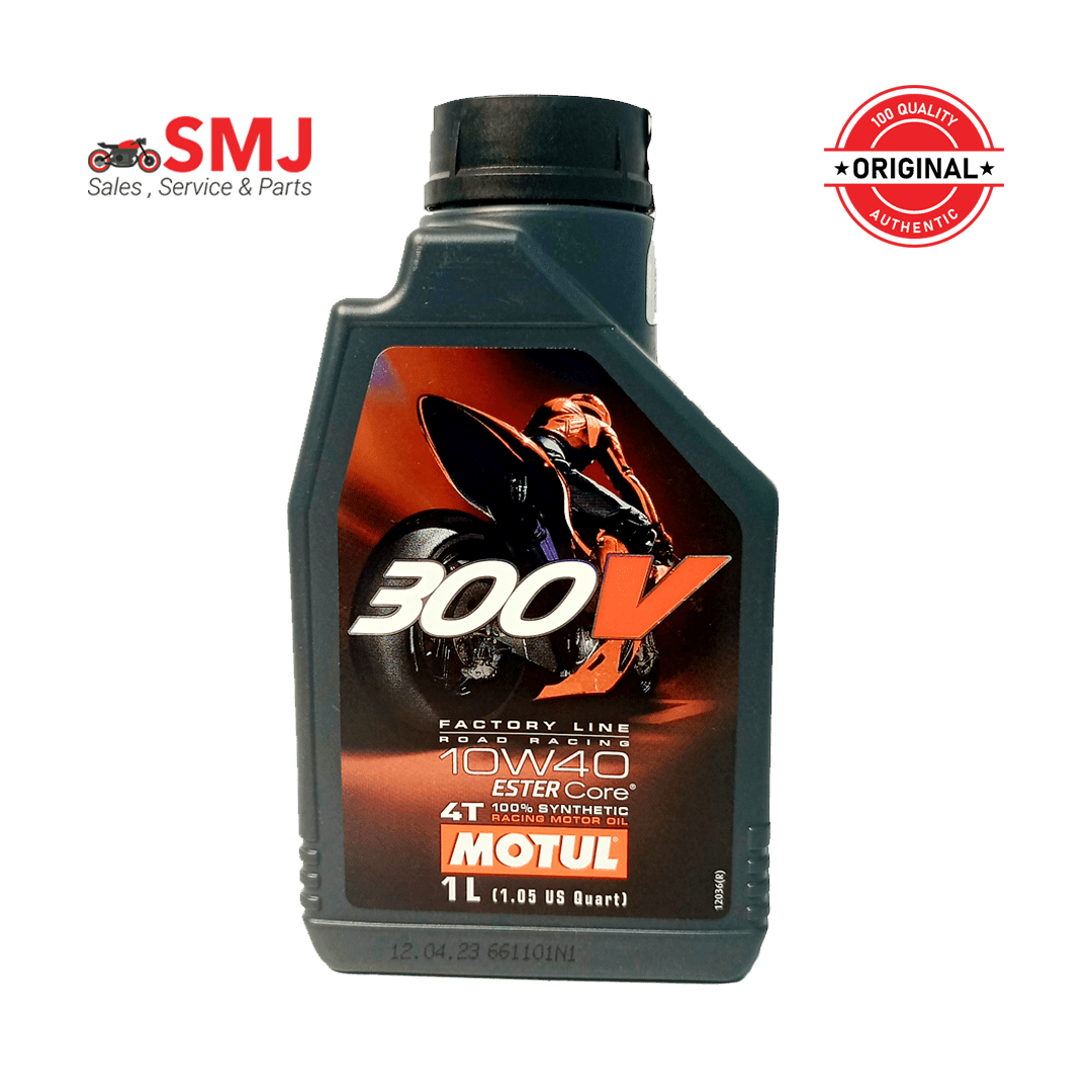 Motul 300V 10W40 Full Synthetic Engine Oil SMJ Bikes