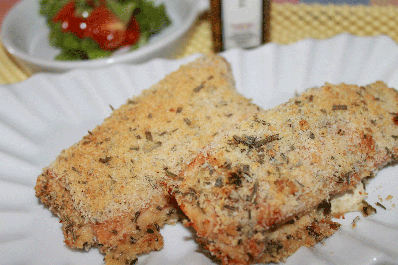 Salmone Al Forno Gratinato Light