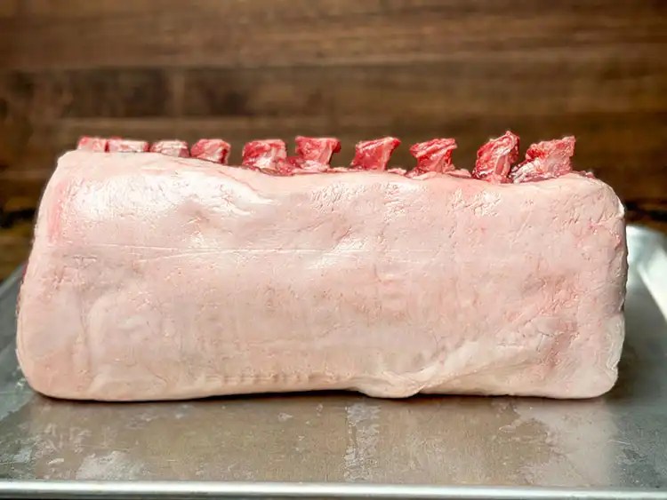 Smoked Rack of Pork Smoked BBQ Source