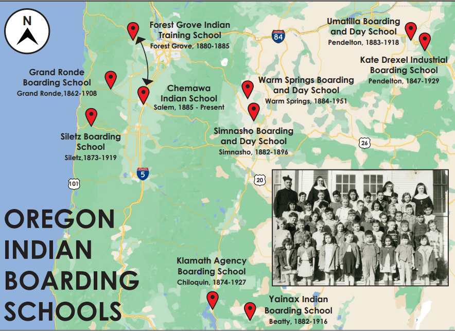 Interior report on Indian boarding schools includes Grand Ronde site