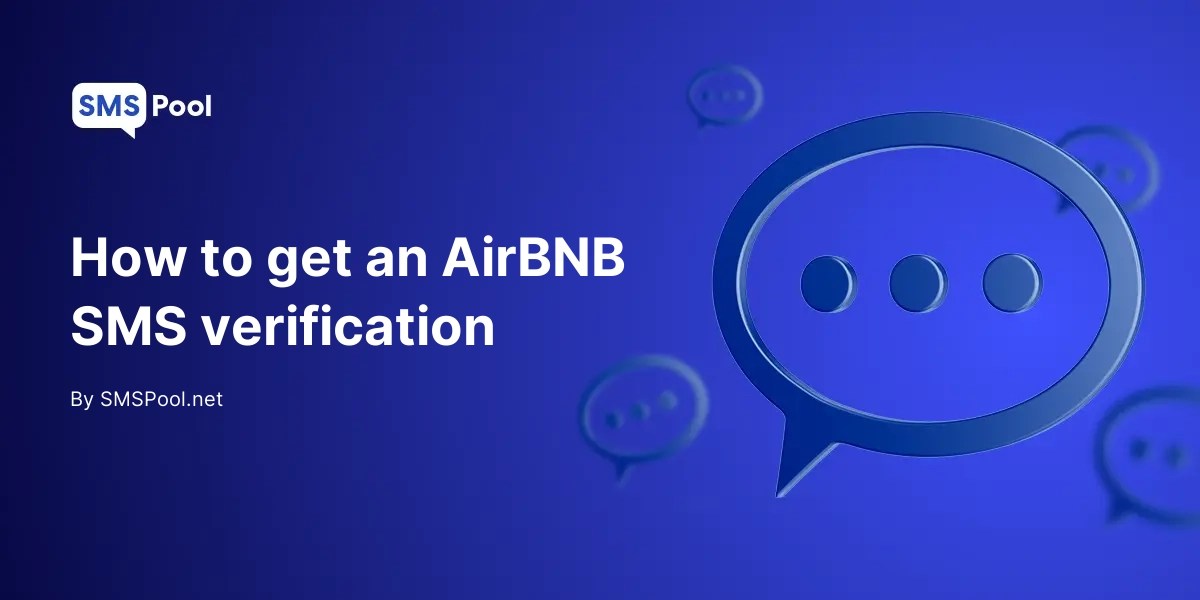 How to get an Airbnb SMS verification SMSPool