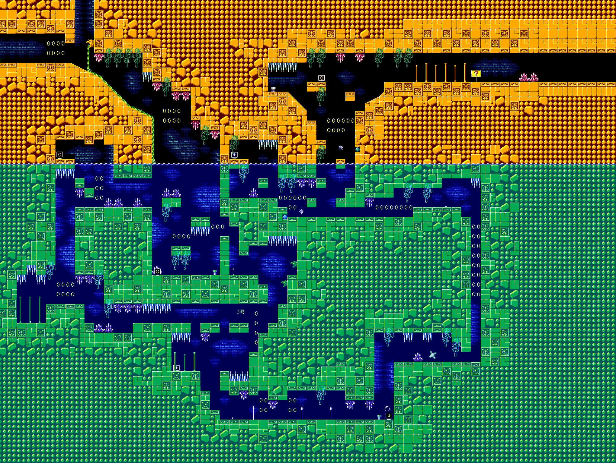 Sonic The Hedgehog Maps SMS Power!