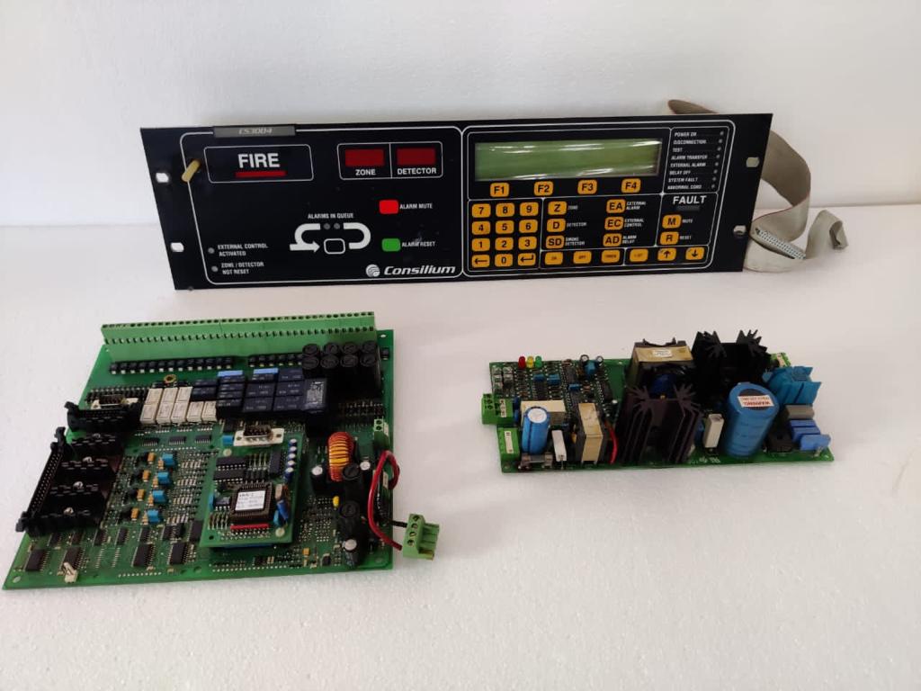 CONSILIUM FIRE DETECTOR CONTROLLER. CS3004 SWIFT MARINE TECH SERVICES