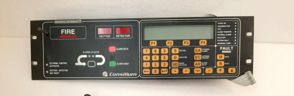 CONSILIUM FIRE DETECTOR CONTROLLER. CS3004 SWIFT MARINE TECH SERVICES