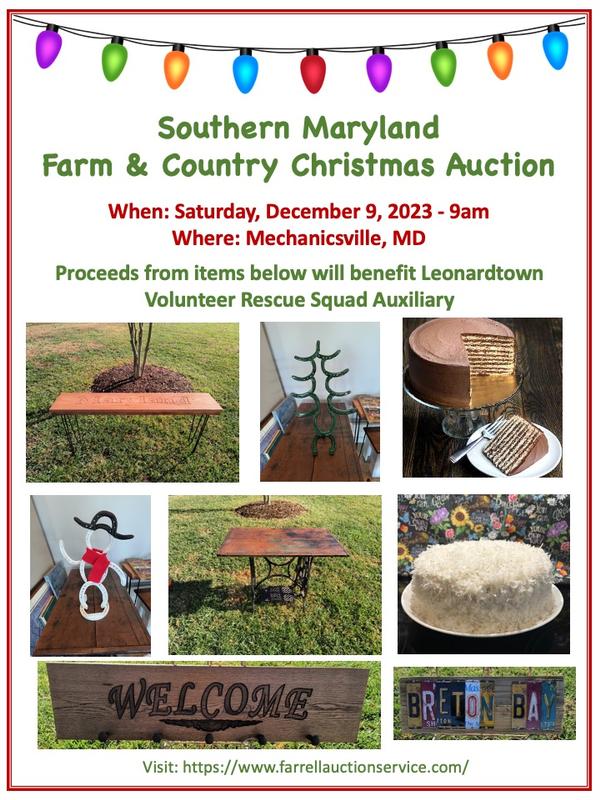 Southern Maryland Farm & Country Christmas Auction Southern Maryland