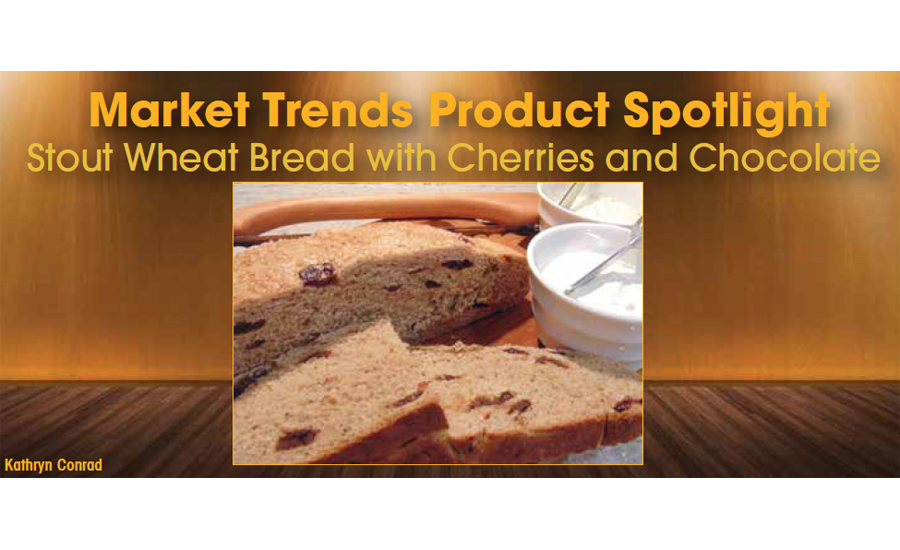 Stout Wheat Bread with Cherries and Chocolate 20160212 Snack and Bakery Snack Food