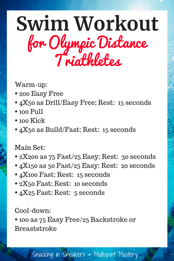 5 Awesome Swim Workouts for Triathletes Snacking in Sneakers