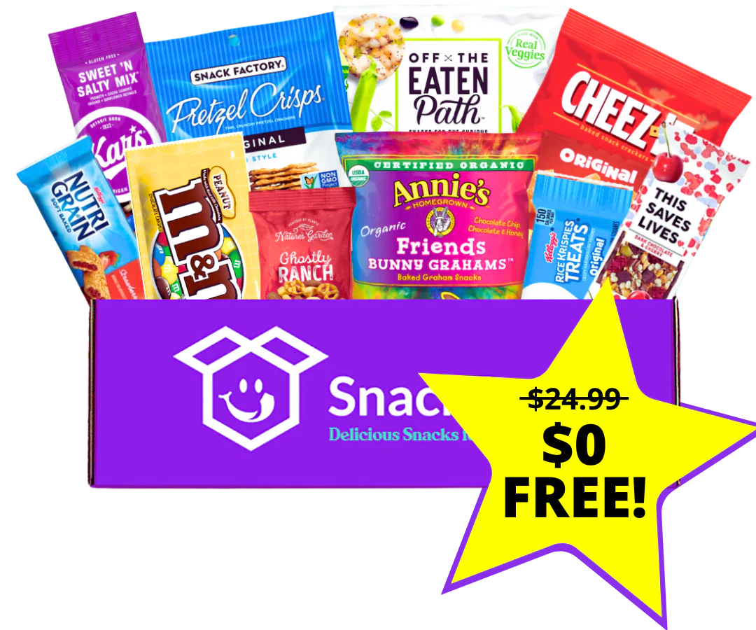 Free Office Sample Box (just pay shipping) SnackPerk