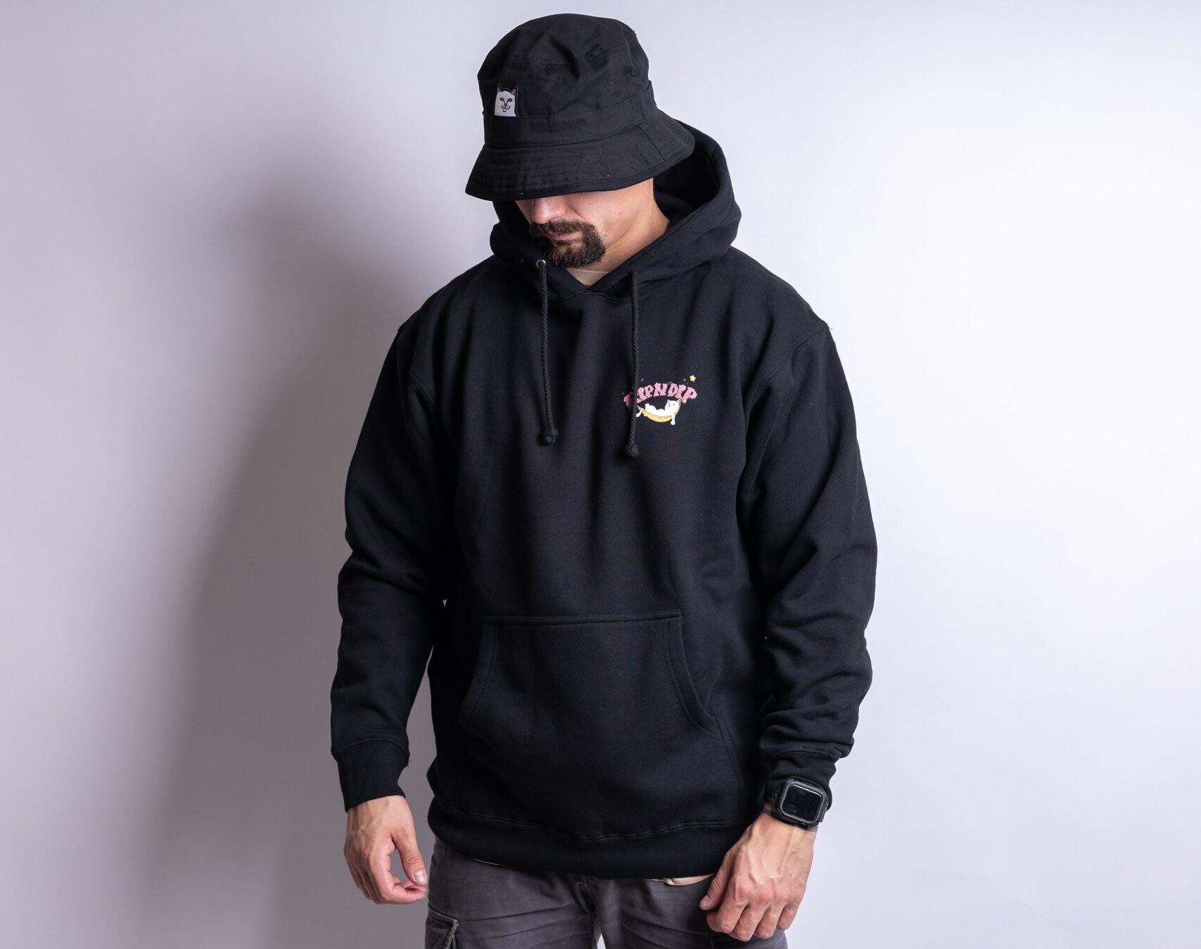 Mikina Rip & Dip High On Life Hoodie Black Snapbacks