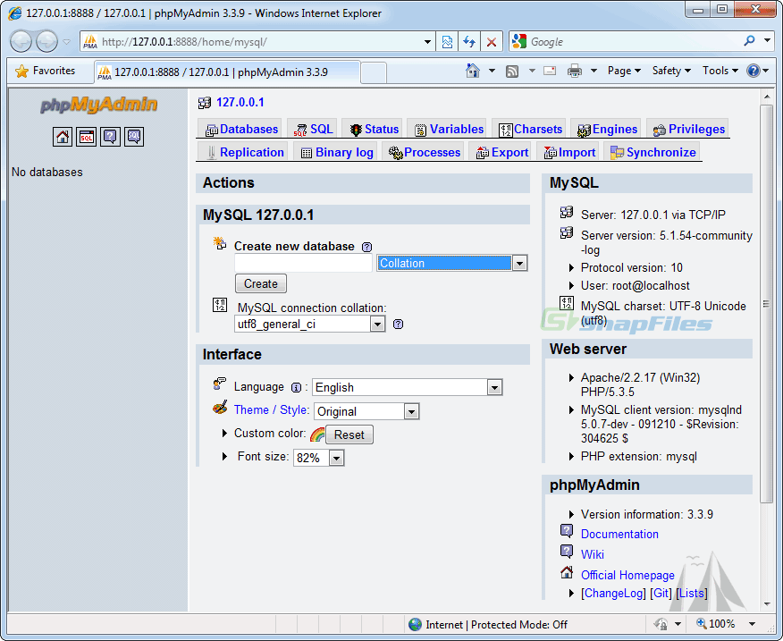 EasyPHP screenshot and download at