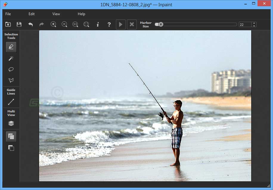 Inpaint screenshot and download at