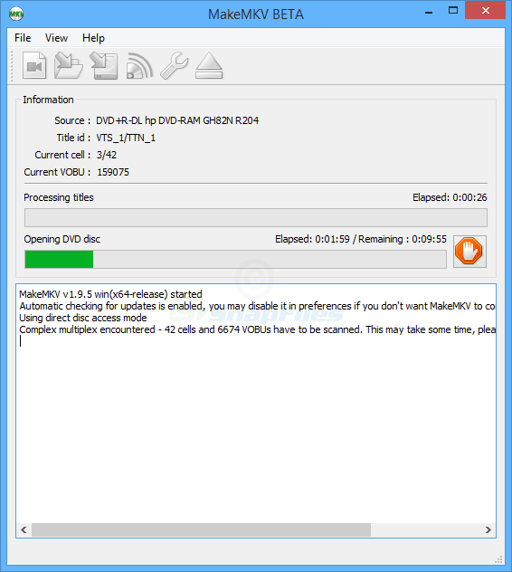 MakeMKV screenshot and download at
