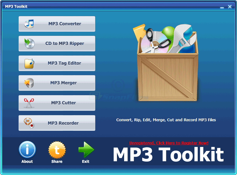 MP3 Toolkit screenshot and download at