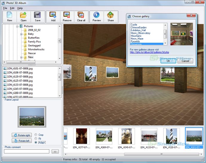 Photo! 3D Album screenshot and download at