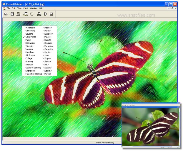 Virtual Painter screenshot and download at