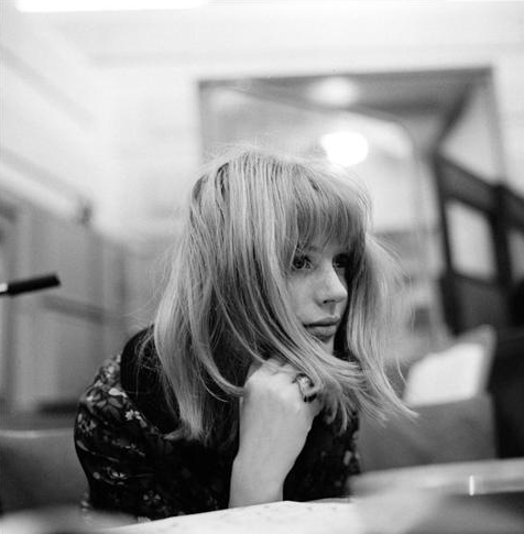 Gered Mankowitz: Marianne Faithfull recording studio - Snap Galleries