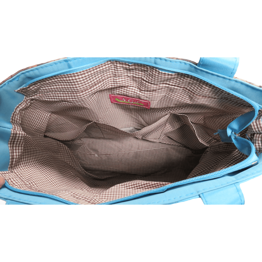 Blue Camo Quilted BagThe Snare Shop