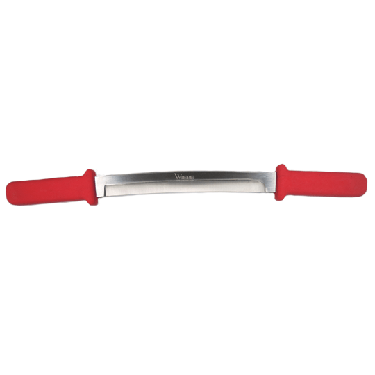Wiebe Elite Double Handle Fleshing Knife, fleshing, knivesThe Snare Shop