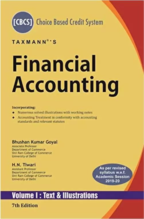 Financial Accounting (CBCS) (Set of 2 Volumes) Second Hand