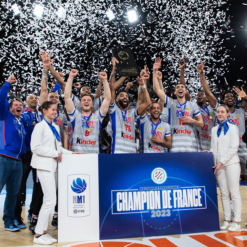 Rouen, Champion de France de NM1 SNB