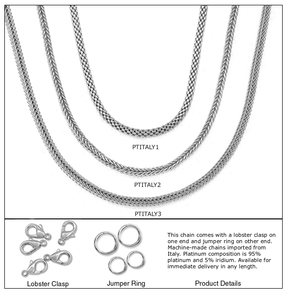 Platinum Platinum Chains Platinum Bracelets Men Women Chains