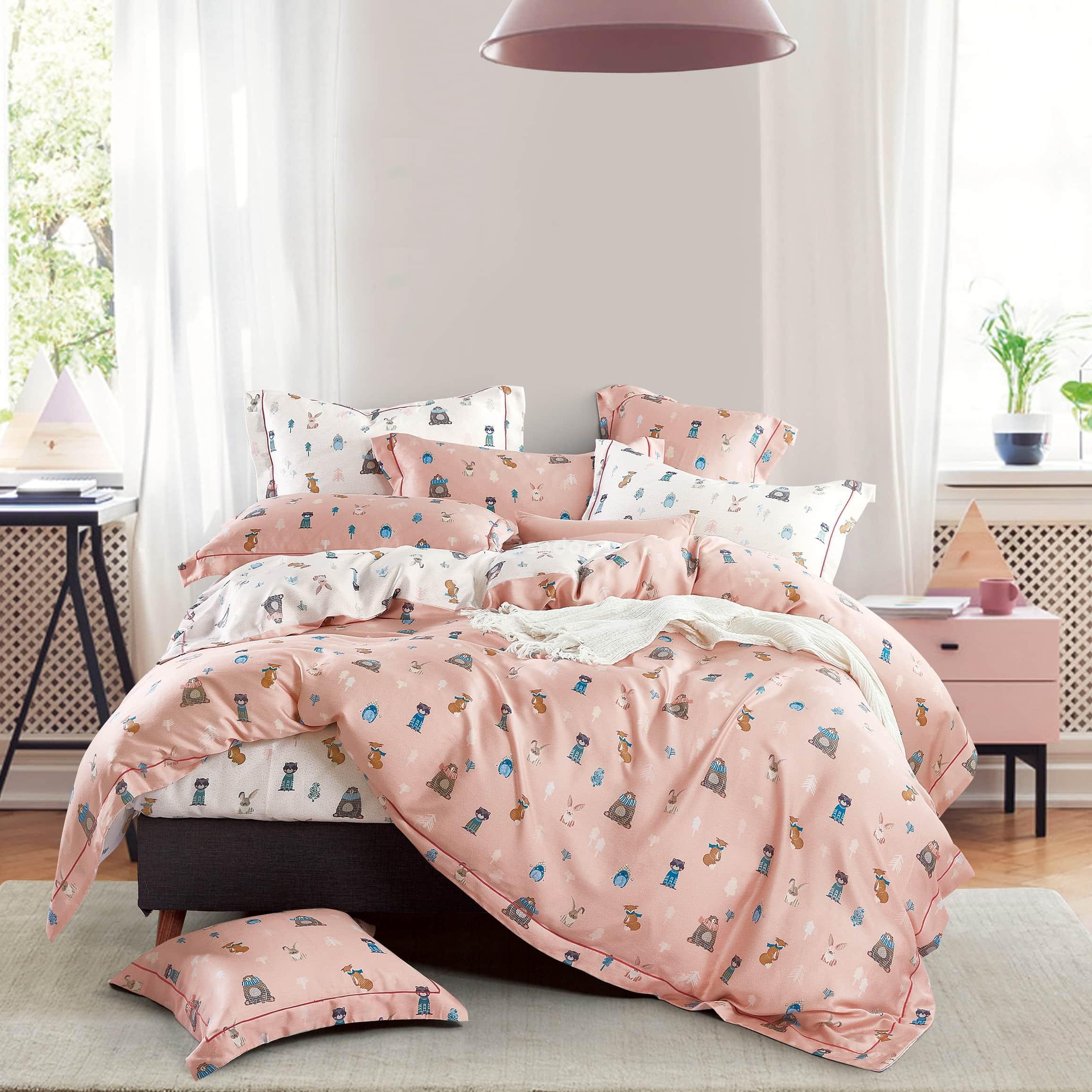 High Quality Natural Lyocell Tencel Bed Sheet Tencel Bedding Set