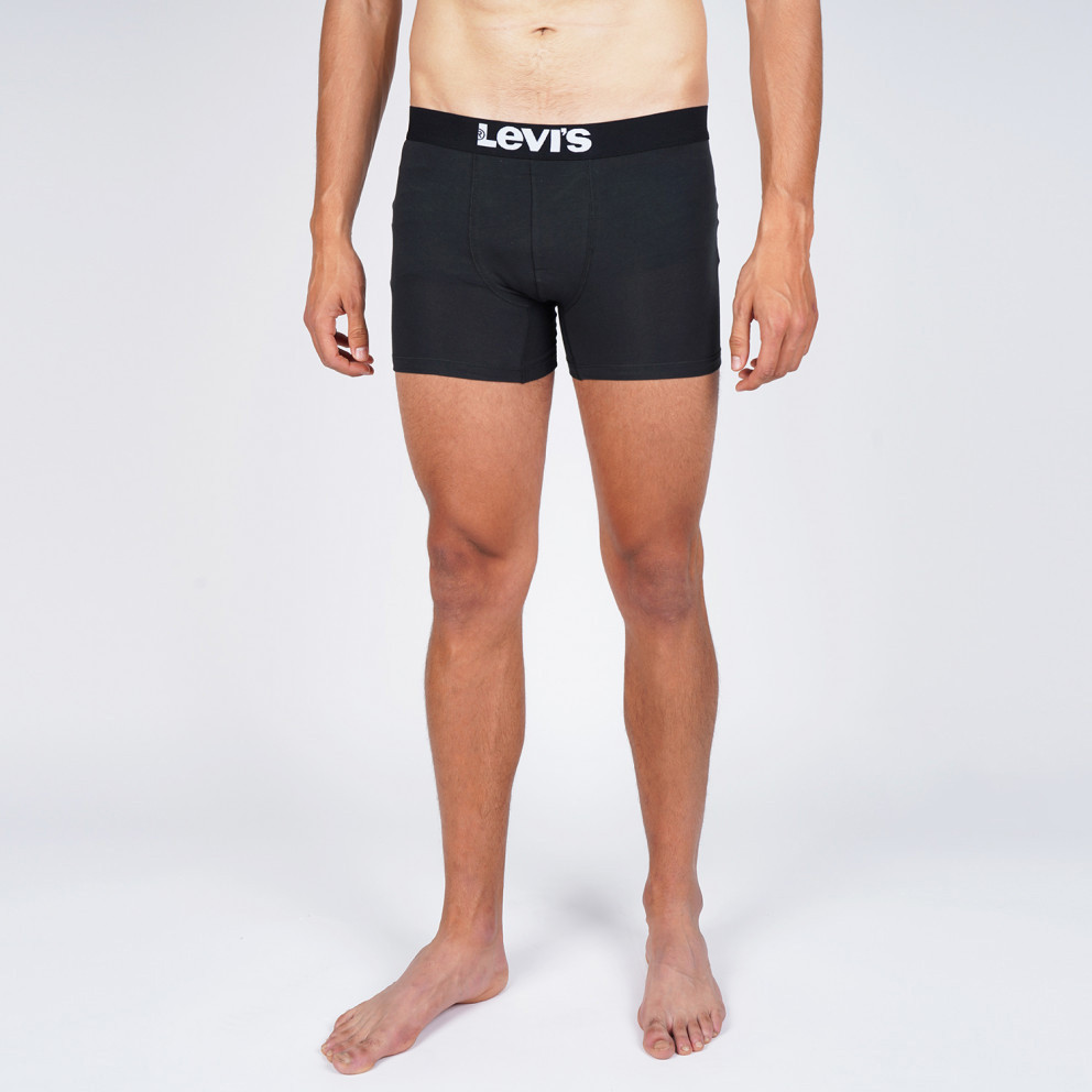 Levi's Men's Solid Basic 2Pack Boxers jet black 371490189