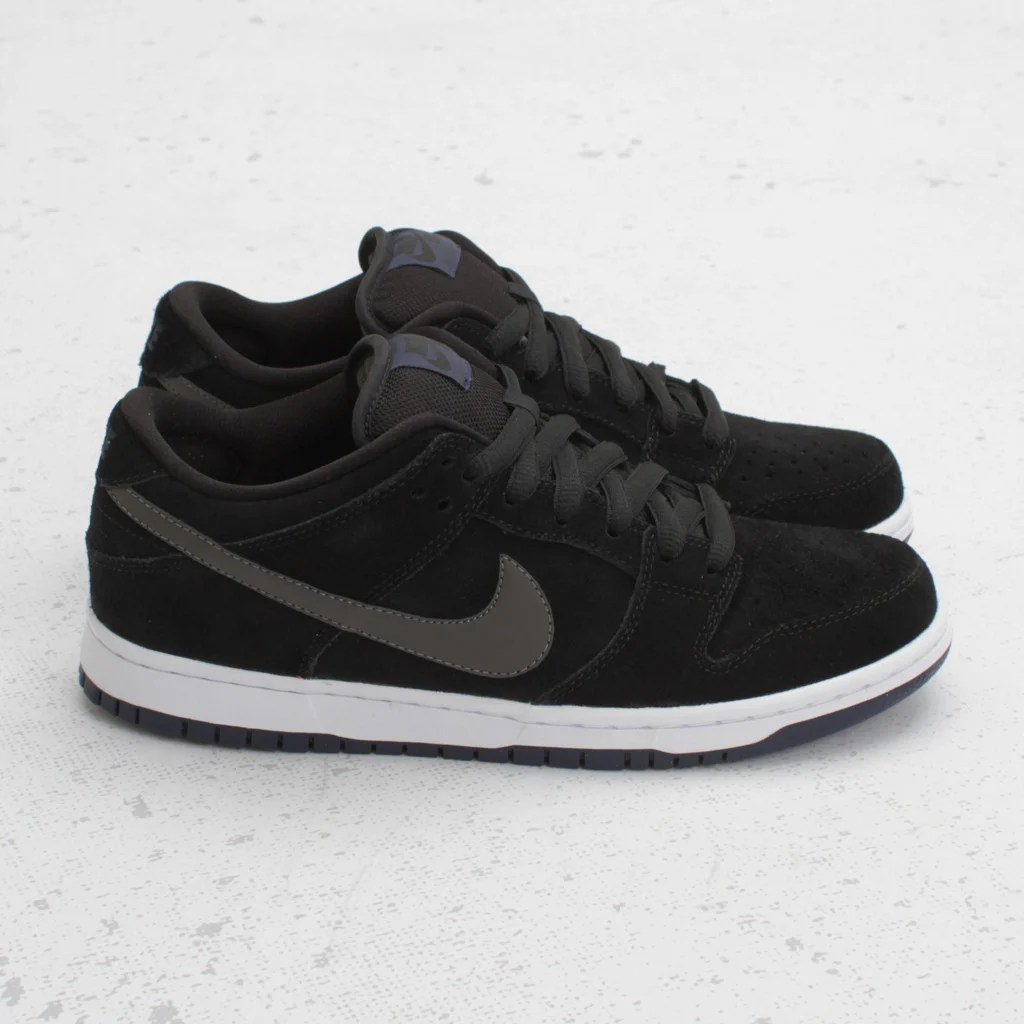 Nike SB Dunk Low 'Black/Midnight Fog' Now Available SneakerFiles