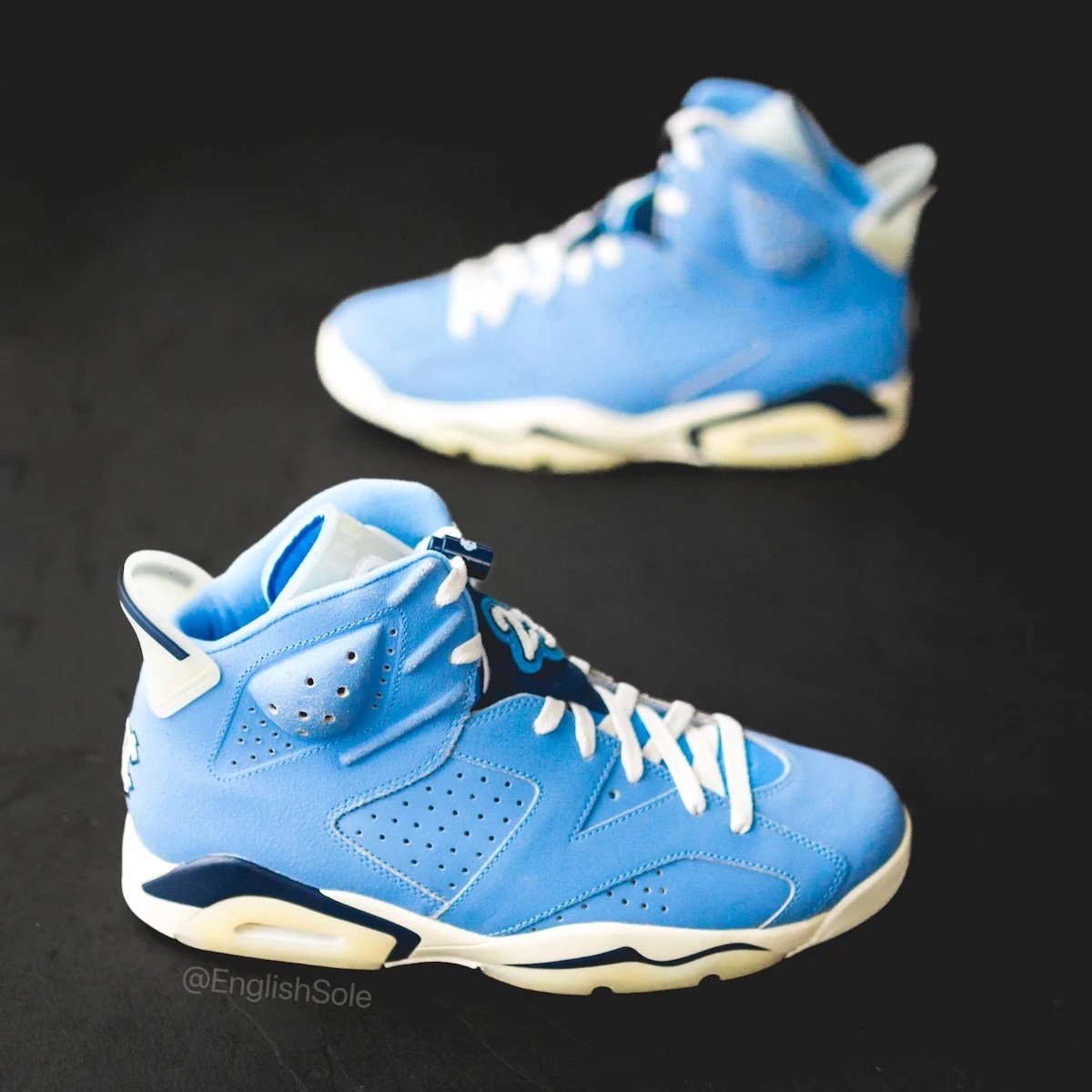 Detailed Look at the 2022 Air Jordan 6 ‘UNC’ PE Sneakers Cartel