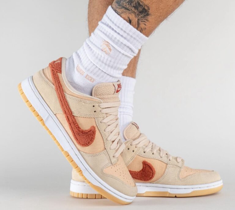 How the Nike Dunk Low ’Terry Swoosh’ Looks OnFeet Sneakers Cartel