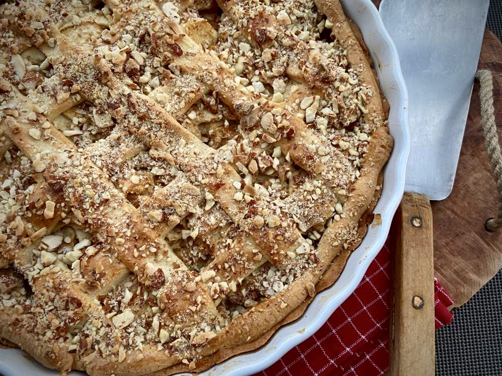 Linecký jablečný koláč Snědeno.cz