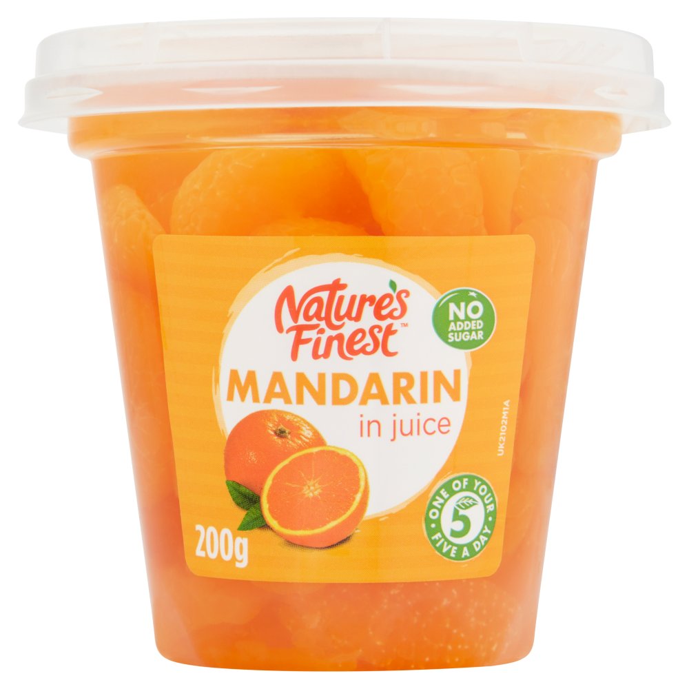 Natures Finest Mandarins in Juice 200g A. B. Snell & Son