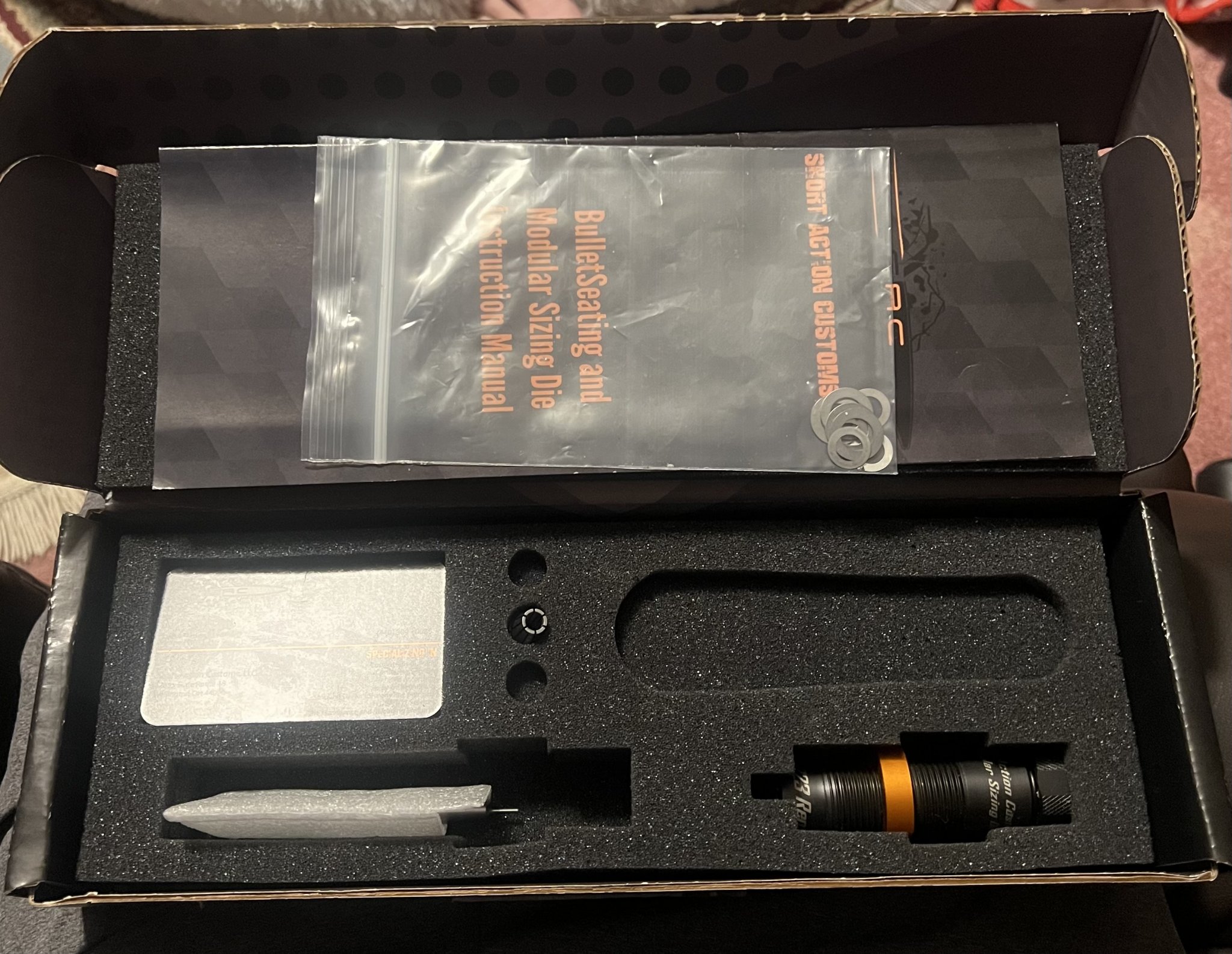 SOLD SAC .223 Sizing Die & Whidden .223 Micrometer Seating Die