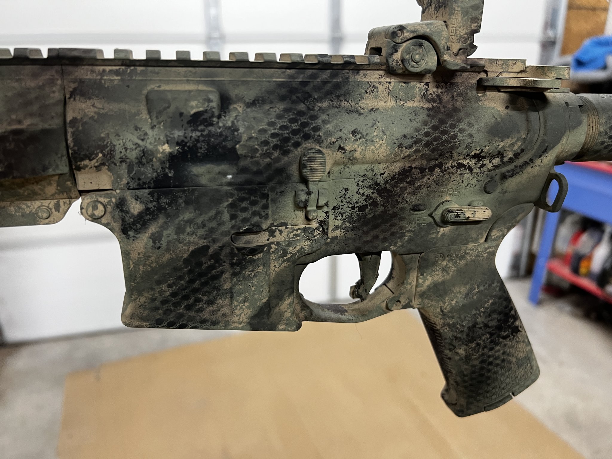 Best paint for sponge on camo pattern? Sniper's Hide Forum