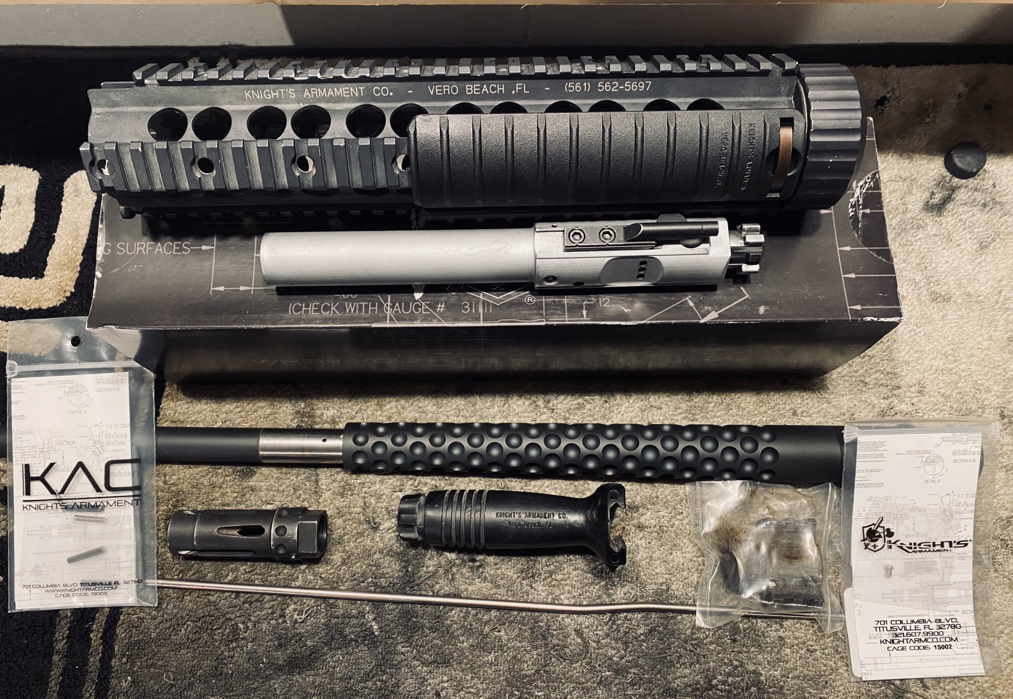 Accessories WTS Knights Armament MK11 KitSurplus Vero Beach Rail