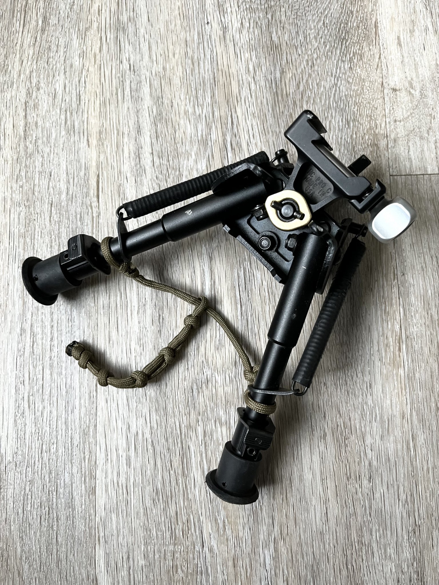 RRS HC Pro clamp on a Harris clone bipod