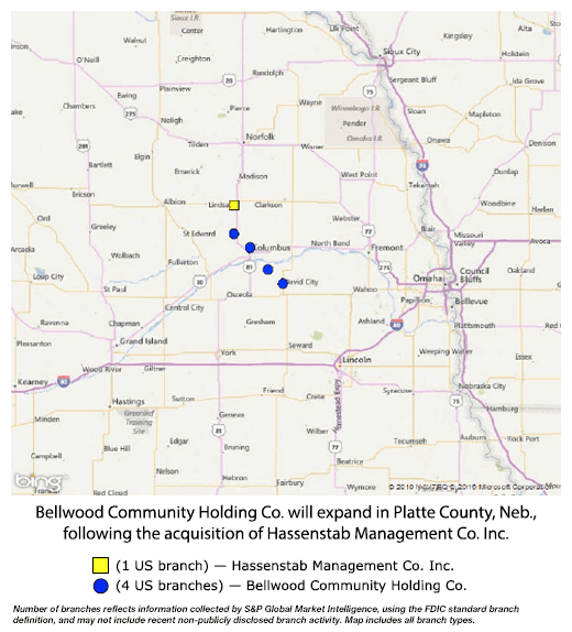Nebraskabased Bank of the Valley to buy smaller, instate peer S&P