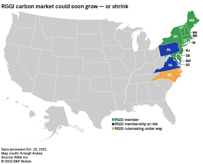 Fossil plant emissions in RGGI states rose after nuclear plants retired