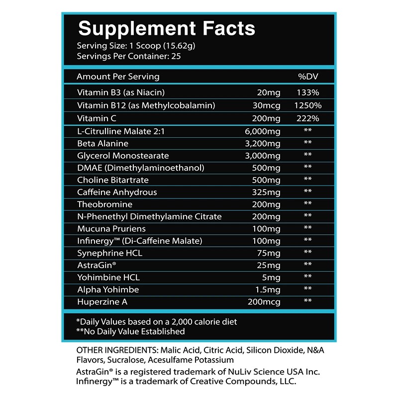 Centurion Labz God of Rage PreWorkout S&N Nutrition LLC