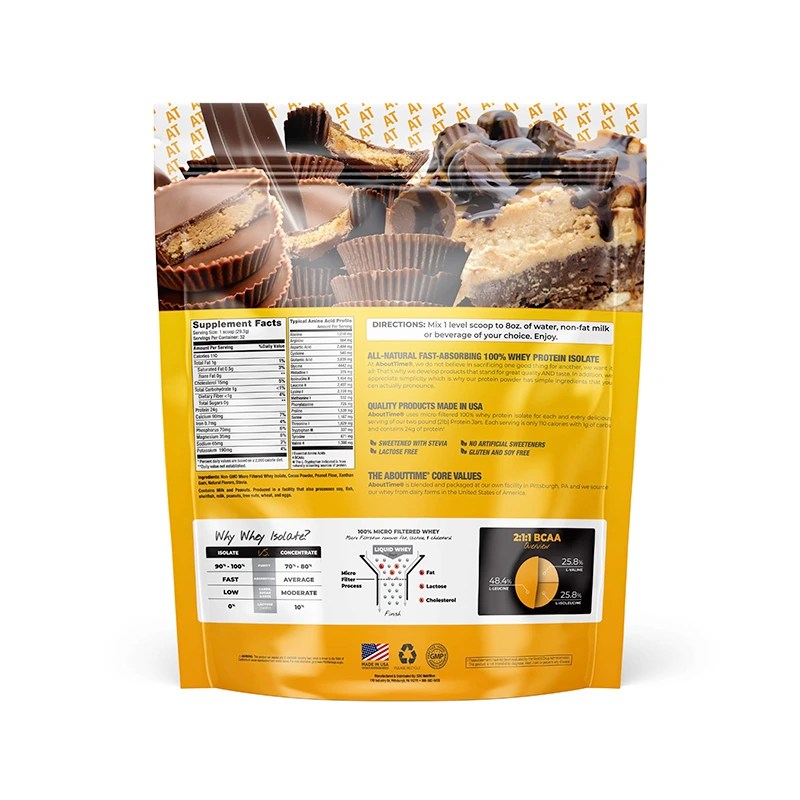 About Time Natural Whey Protein Isolate 2lbs S&N Nutrition LLC