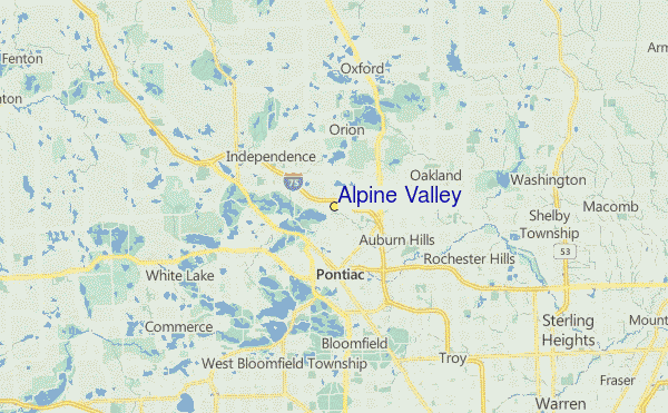 Alpine Valley Trail Map Alpine Valley Ski Resort Guide, Location Map & Alpine Valley ski