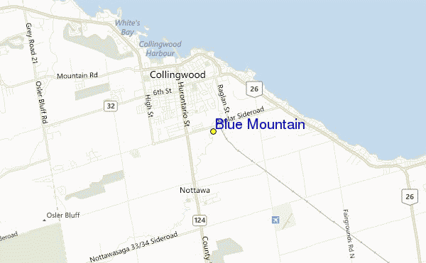 Blue Mountain Ski Resort Guide, Location Map & Blue Mountain ski holiday