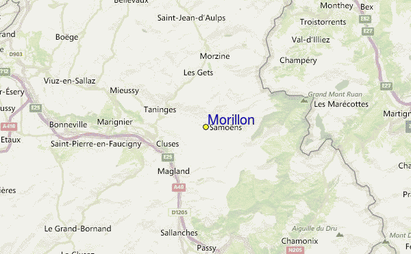 Morillon Ski Resort Guide, Location Map & Morillon ski holiday