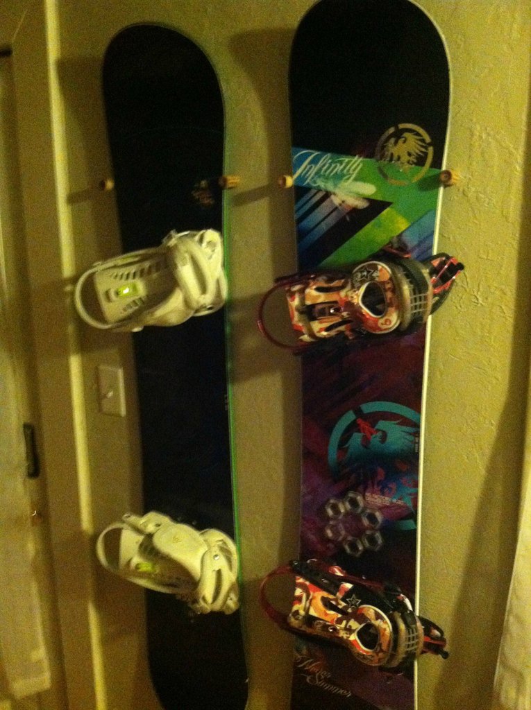 Snowboard wall mounts two options we think you'll like
