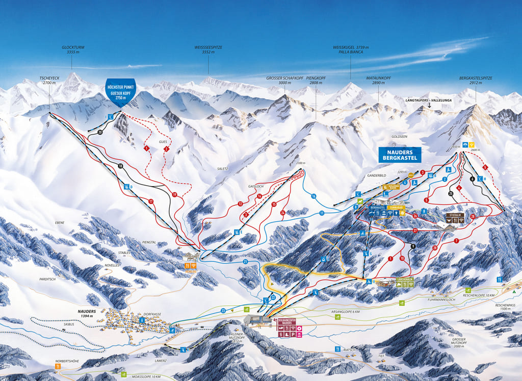 Skigebiet Nauders