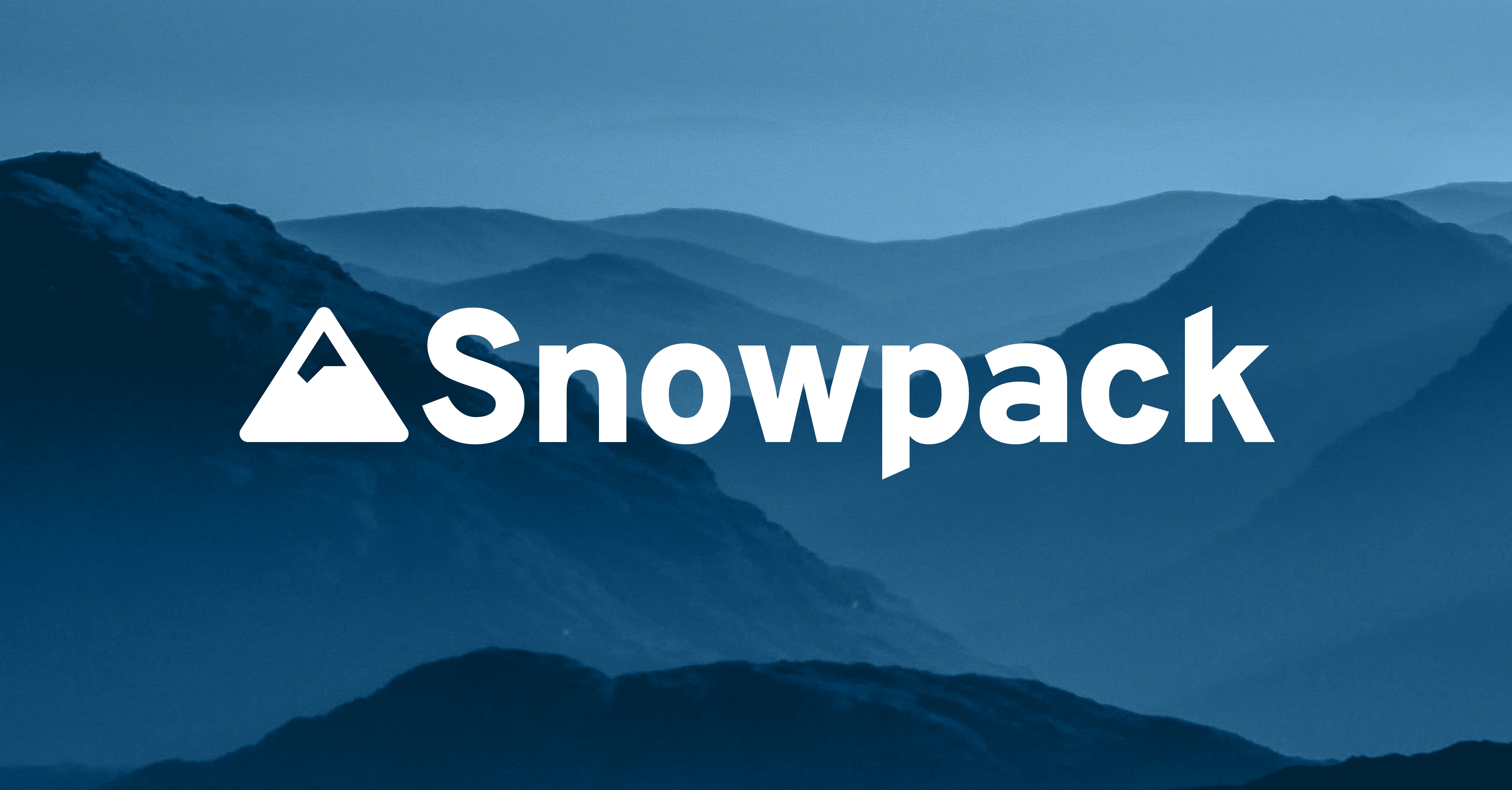 Snowpack The faster frontend build tool