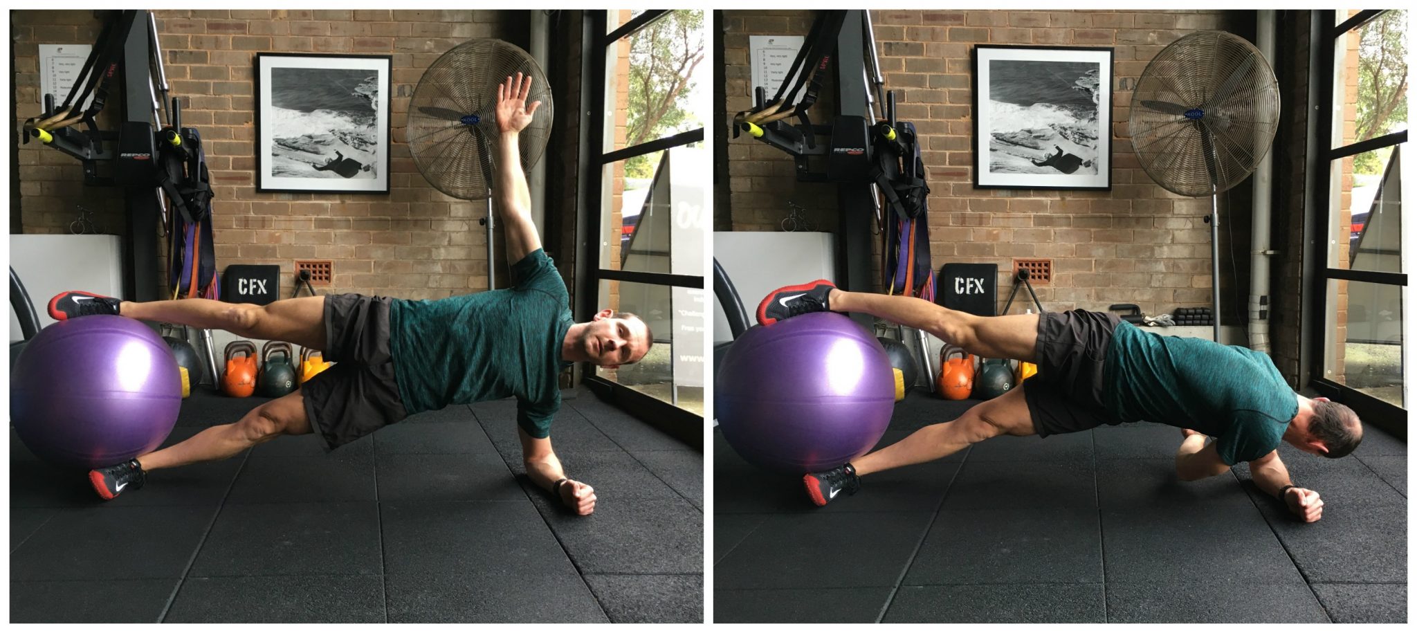 Swiss Ball Plank Exercise