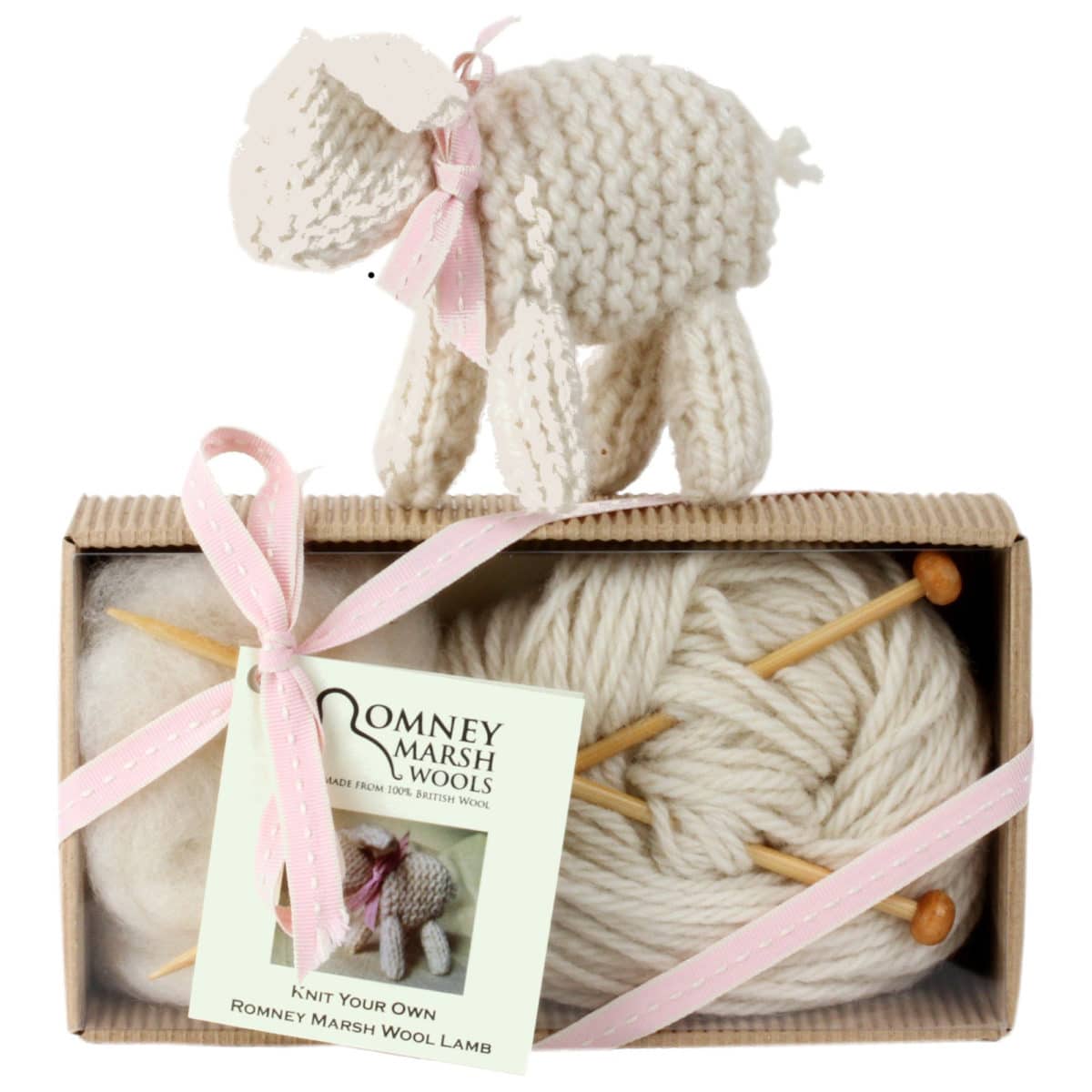 Little Lamb Knit Kit for Beginners SNUGRUGS