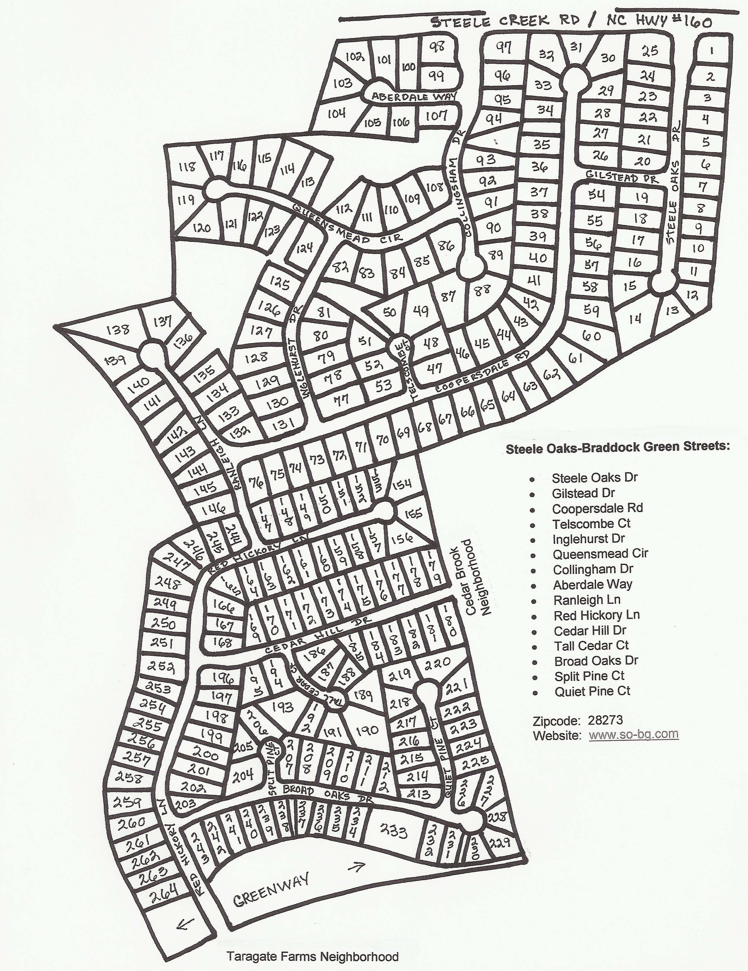 Steele Oaks Braddock Green / Homeowners Association site